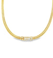 14KT YELLOW GOLD DIAMOND NECKLACE