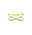 14KT YELLOW GOLD DIAMOND RING