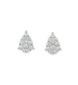 14KT GOLD DIAMOND PEAR SHAPE EARRING