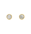 14KT YELLOW GOLD DIAMOND EARRING STUDS